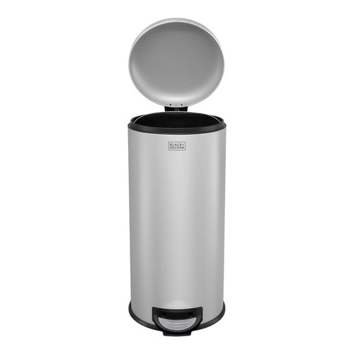 Black and Decker 30 L Dome Bin - Grey
