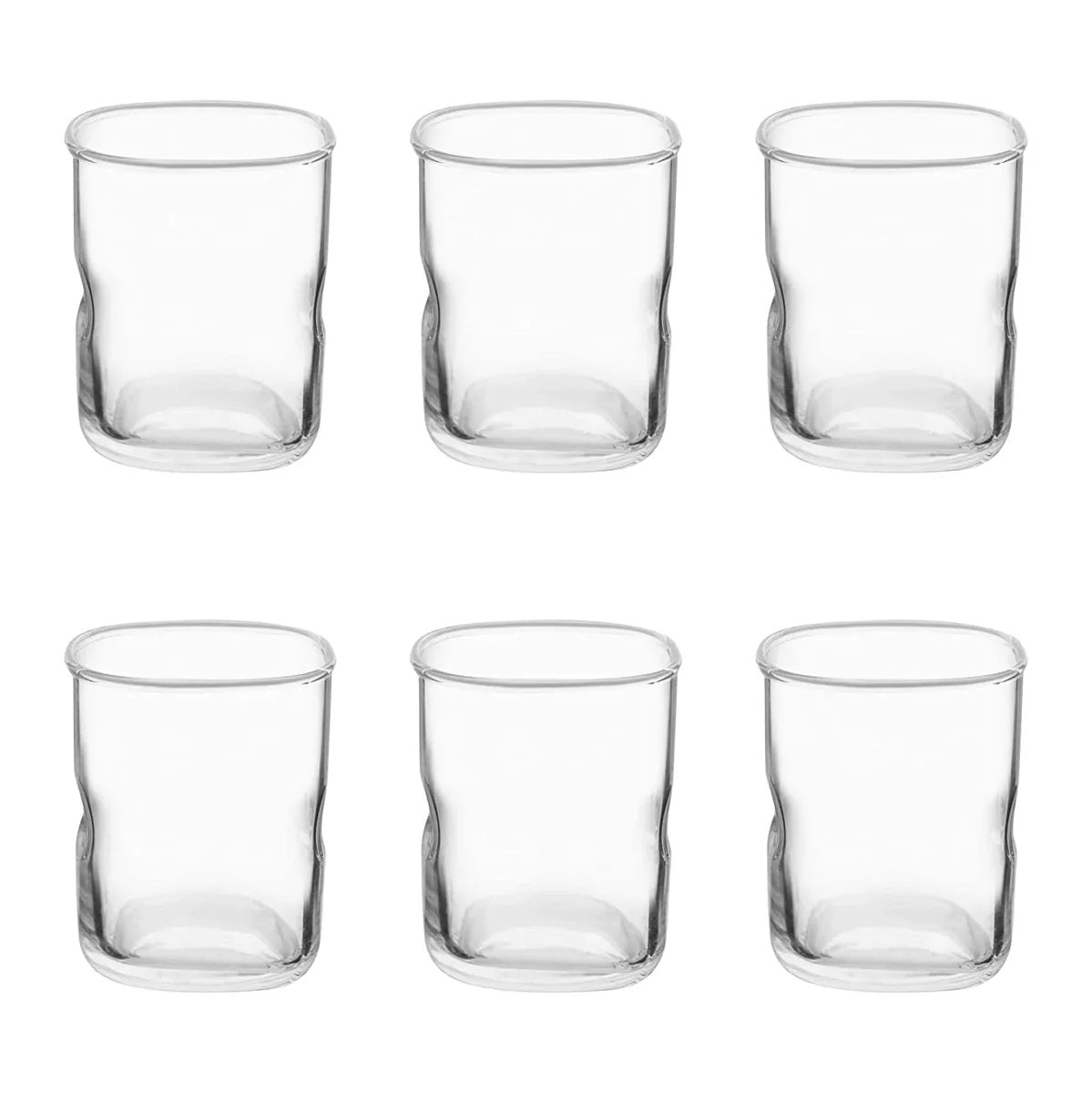 Cello Grip Glass Tumbler Set 255 ml - 6 Pieces