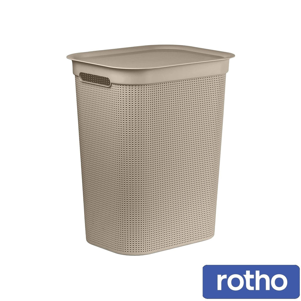 Rotho Brisen Laundry Hamper 50 L – Beige