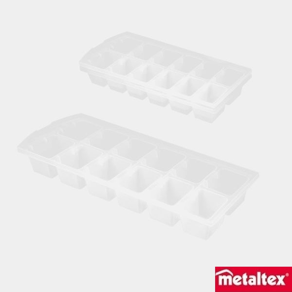 Metaltex Set of 2 Ice Cube Trays