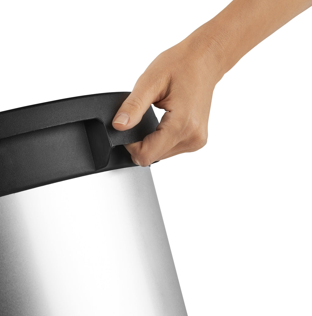 Rotho Iris Round Bin Silver 50 L