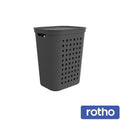 Rotho Jona Laundry Hamper 55 L – Grey