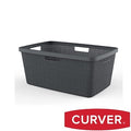 Curver Jute Laundry Basket 40 L – Grey