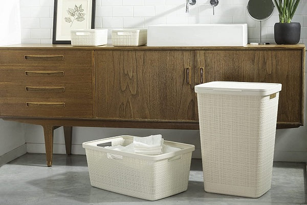 Curver Jute Laundry Hamper 58 L – Beige
