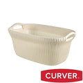 Curver Knit Laundry Basket 40 L – White