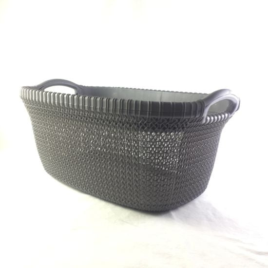 Curver Knit Laundry Basket 40 L – Grey