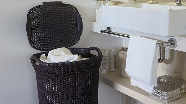 Curver Knit Laundry Hamper 57 L – Grey