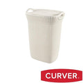 Curver Knit Laundry Hamper 57 L – White