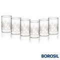 Borosil Meadow Glass 350 ml – Set of 6