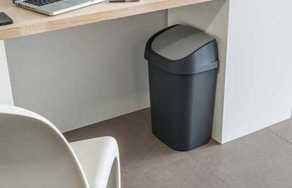 Curver Mistral Swing Bin 25 L – Dark Grey