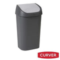 Curver Mistral Swing Bin 50 L – Dark Grey