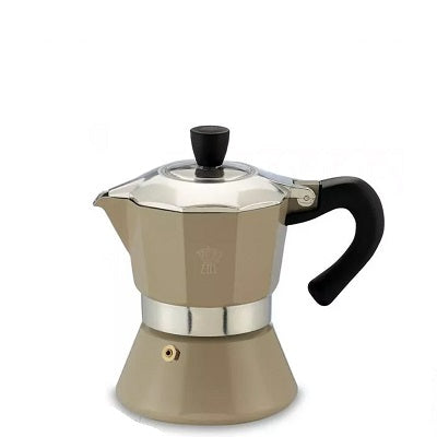 Pezzetti Bellexpress Aluminum Coffee Maker 3 Cups – Beige