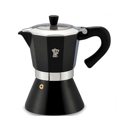 Pezzetti Bellexpress Aluminum Coffee Maker 6 Cups – Black