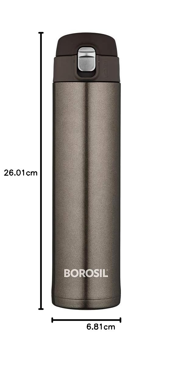 Borosil Nova Flask - 500 ml - Titanium