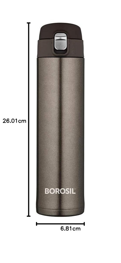 Borosil Nova Flask - 500 ml - Titanium