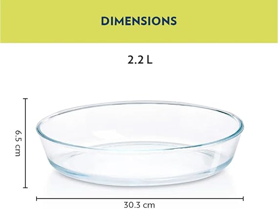Borosil Oval Oven Dish 2.2 L