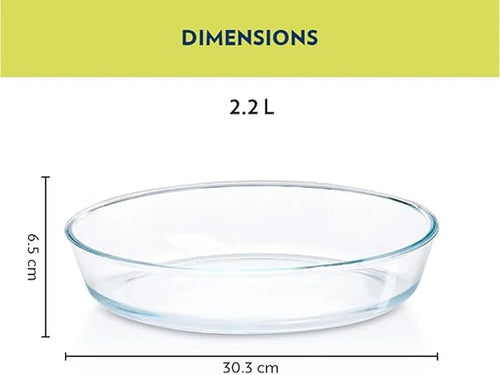 Borosil Oval Oven Dish 2.2 L
