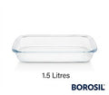 Borosil Rectangular Oven Dish 1.5 L