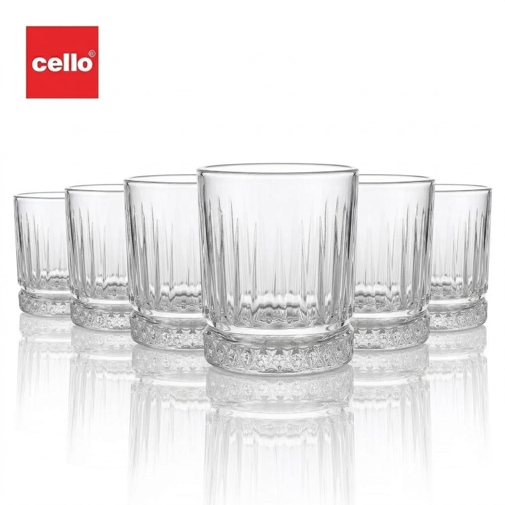 Cello Rio Glass Tumbler 215 ml – 6 PCS Set