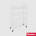 Metaltex Snello 4 Tier Rolling Cart