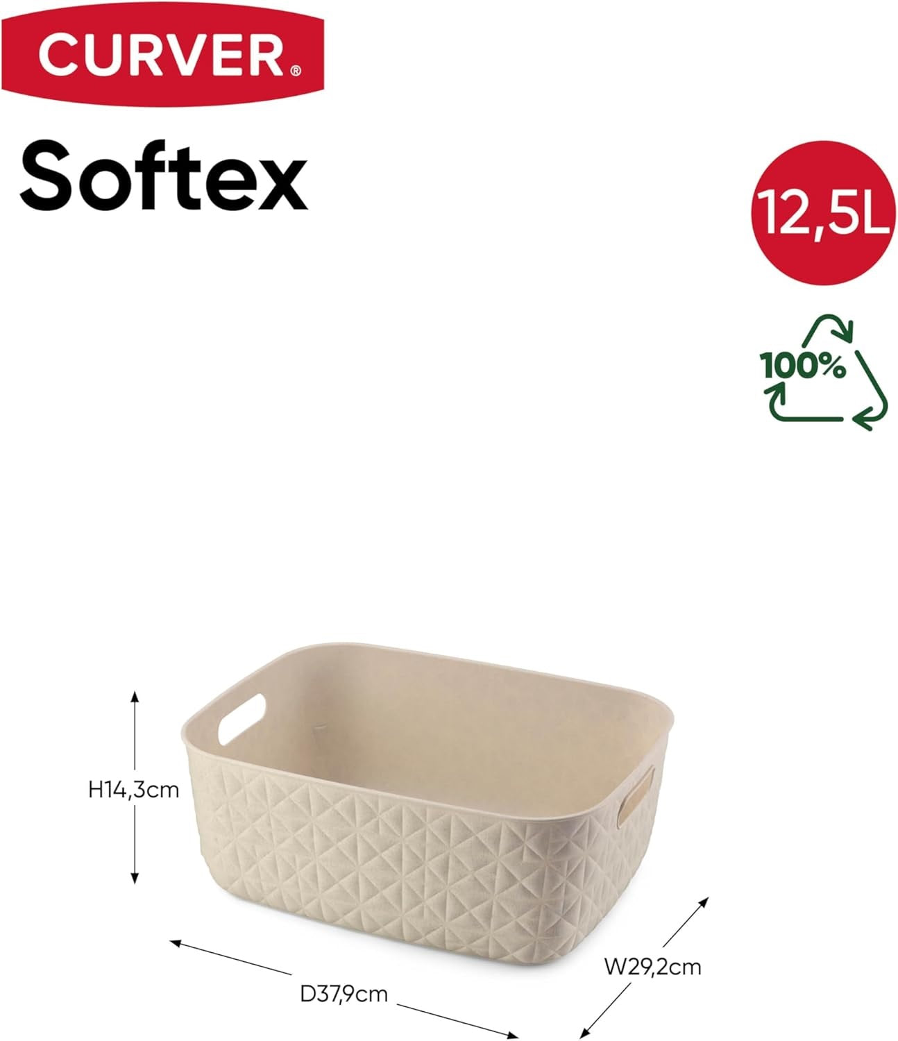 Curver Softex Basket Medium – Beige