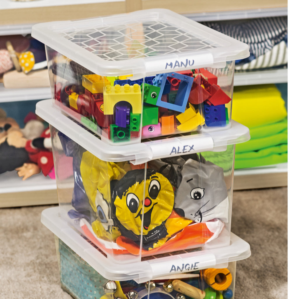 Rotho Evo Storage Box 65 L with Wheels