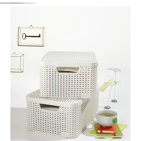 Curver Style Box Medium – White with Lid