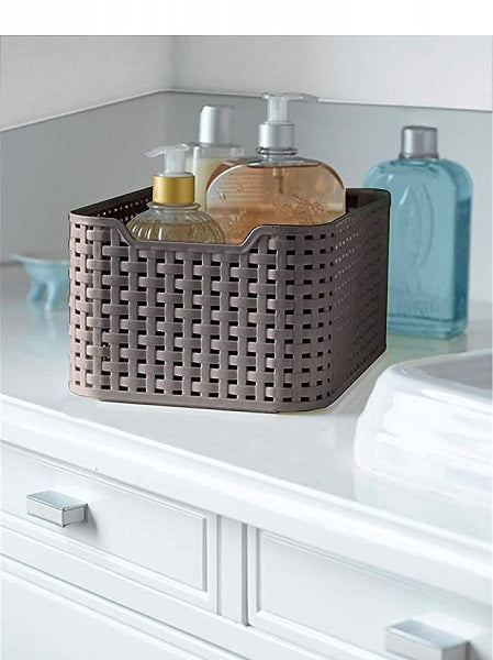 Curver Style Box Small – Brown with Lid