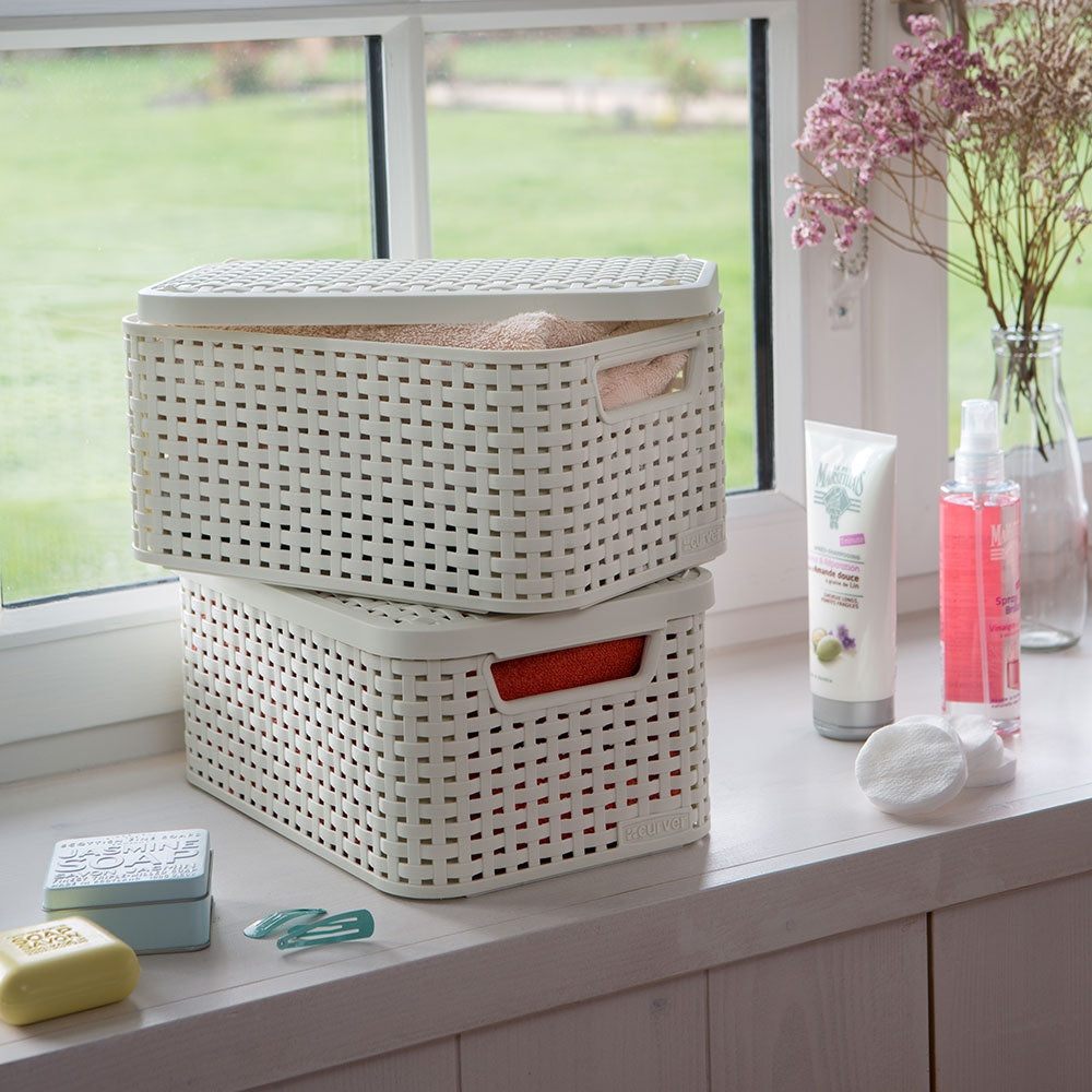 Curver Style Box Small – White with Lid