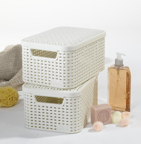 Curver Style Box Small – White with Lid