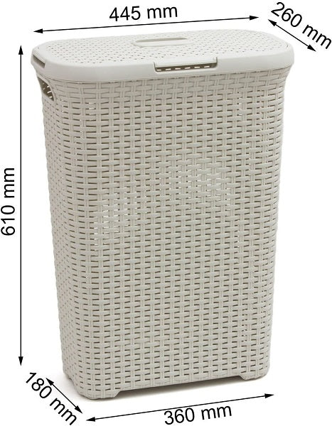 Curver Style Laundry Hamper 40 L – White