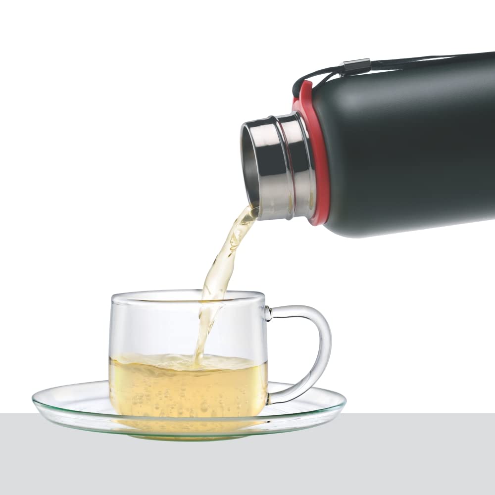 Borosil Trek Flask - 500 ml - Black