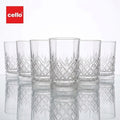 Cello Trinity Glass Tumbler 275 ml – 6 PCS Set