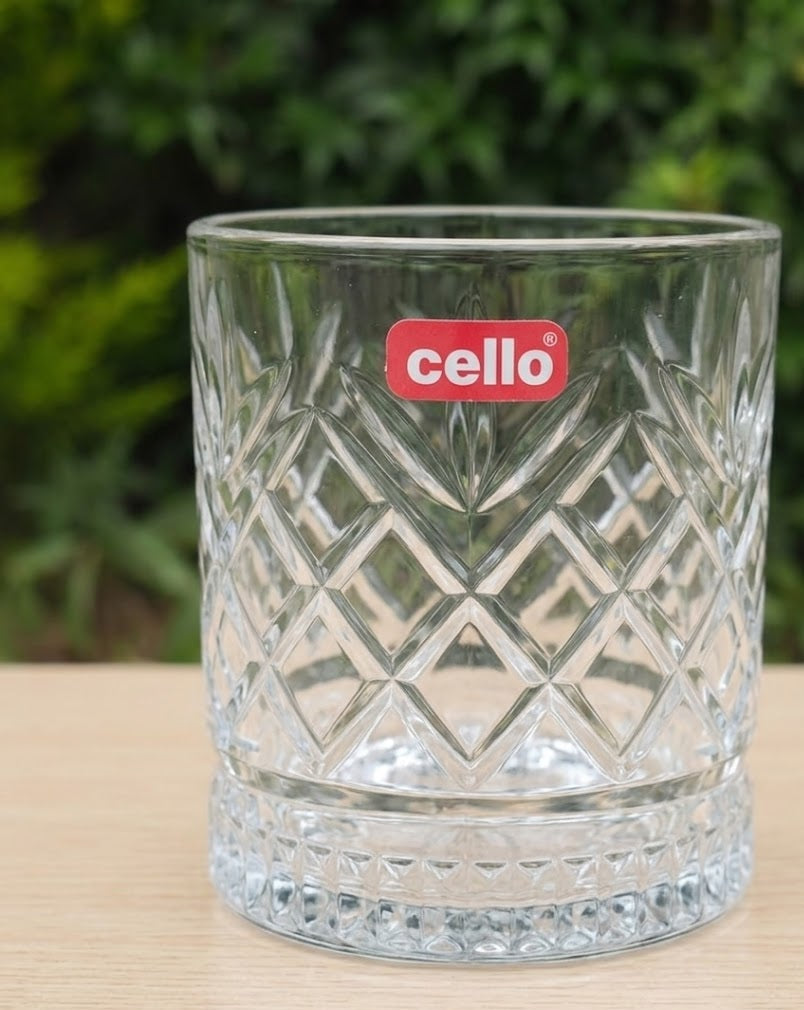 Cello Trinity Glass Tumbler 215 ml – 6 PCS Set