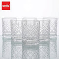 Cello Trinity Glass Tumbler 215 ml – 6 PCS Set