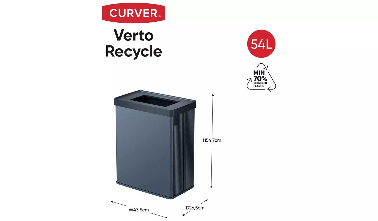 Curver Verto Bin 54 L