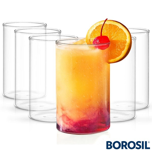 Borosil Vision Medium Glass 295 ml – Set of 6