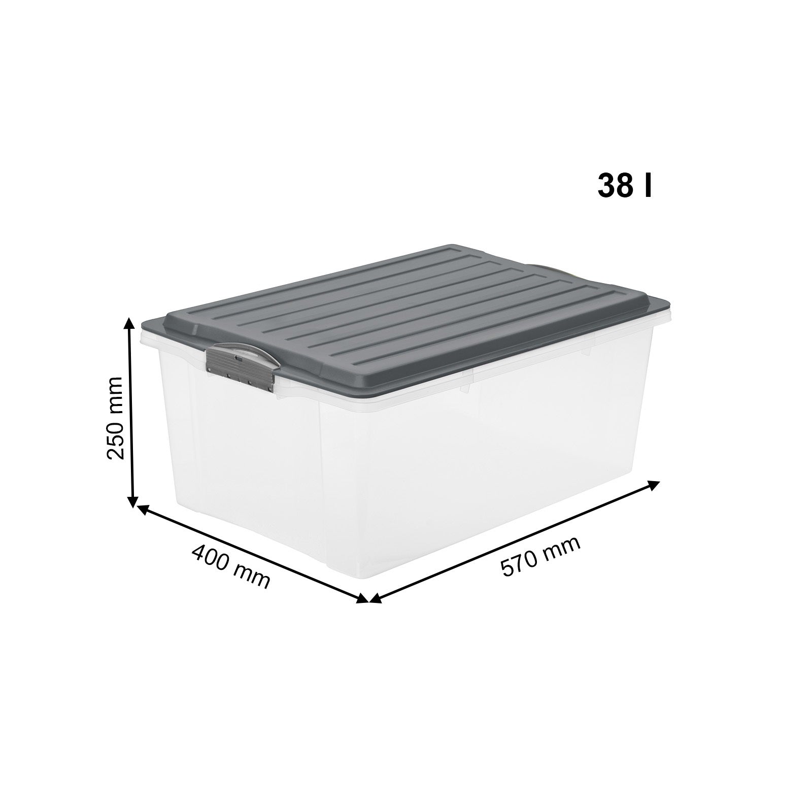 Rotho Compact Stack Box 38 L