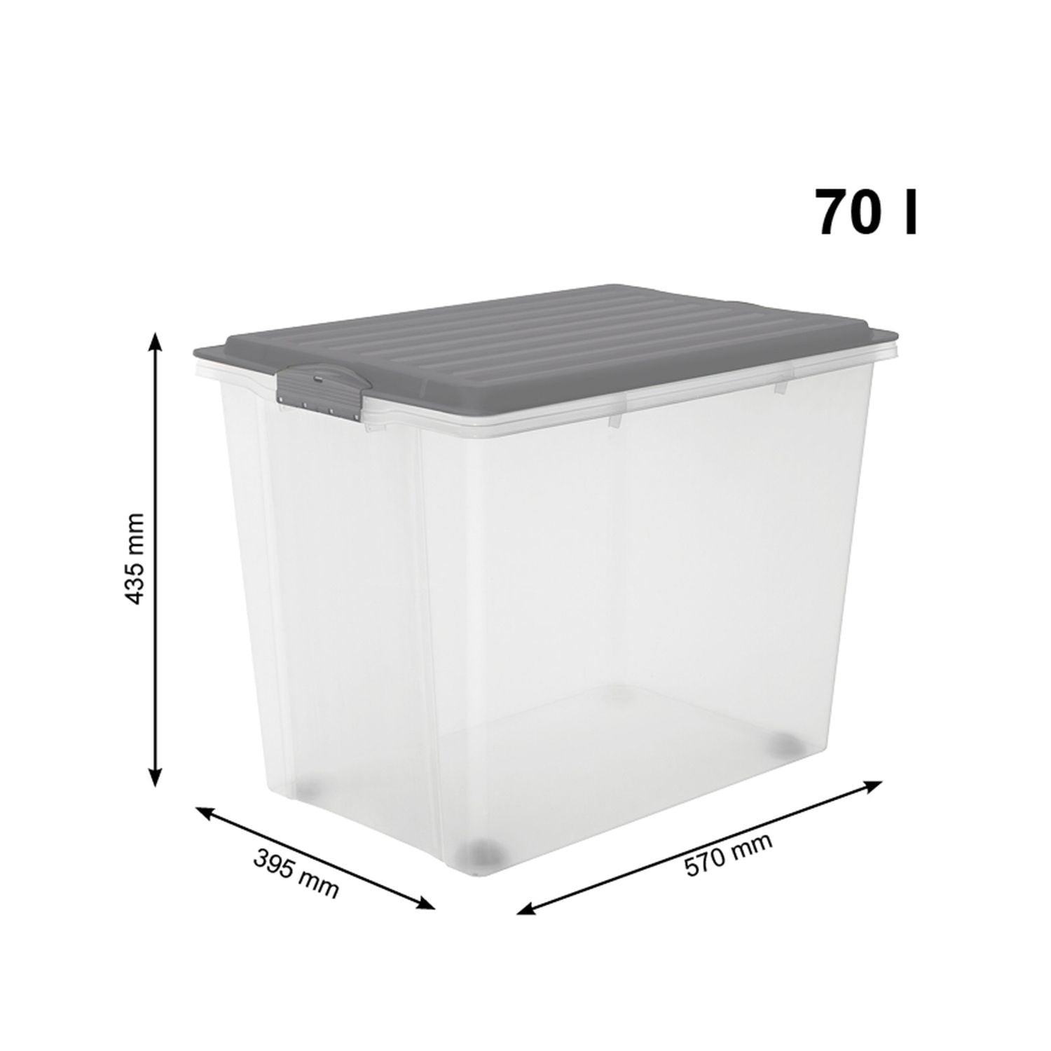 Rotho Compact Stack Box 70 L