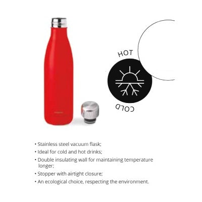 Ghidini Daily Vacuum Flask 500 ml – Red