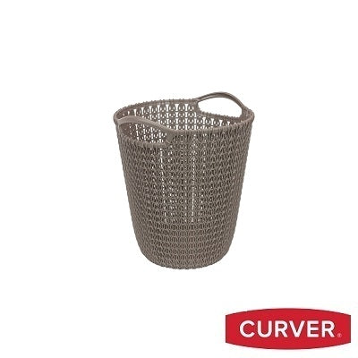 Curver Knit Paper Bin 7 L – Brown