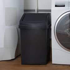Wham Swing Bin 50L – Black