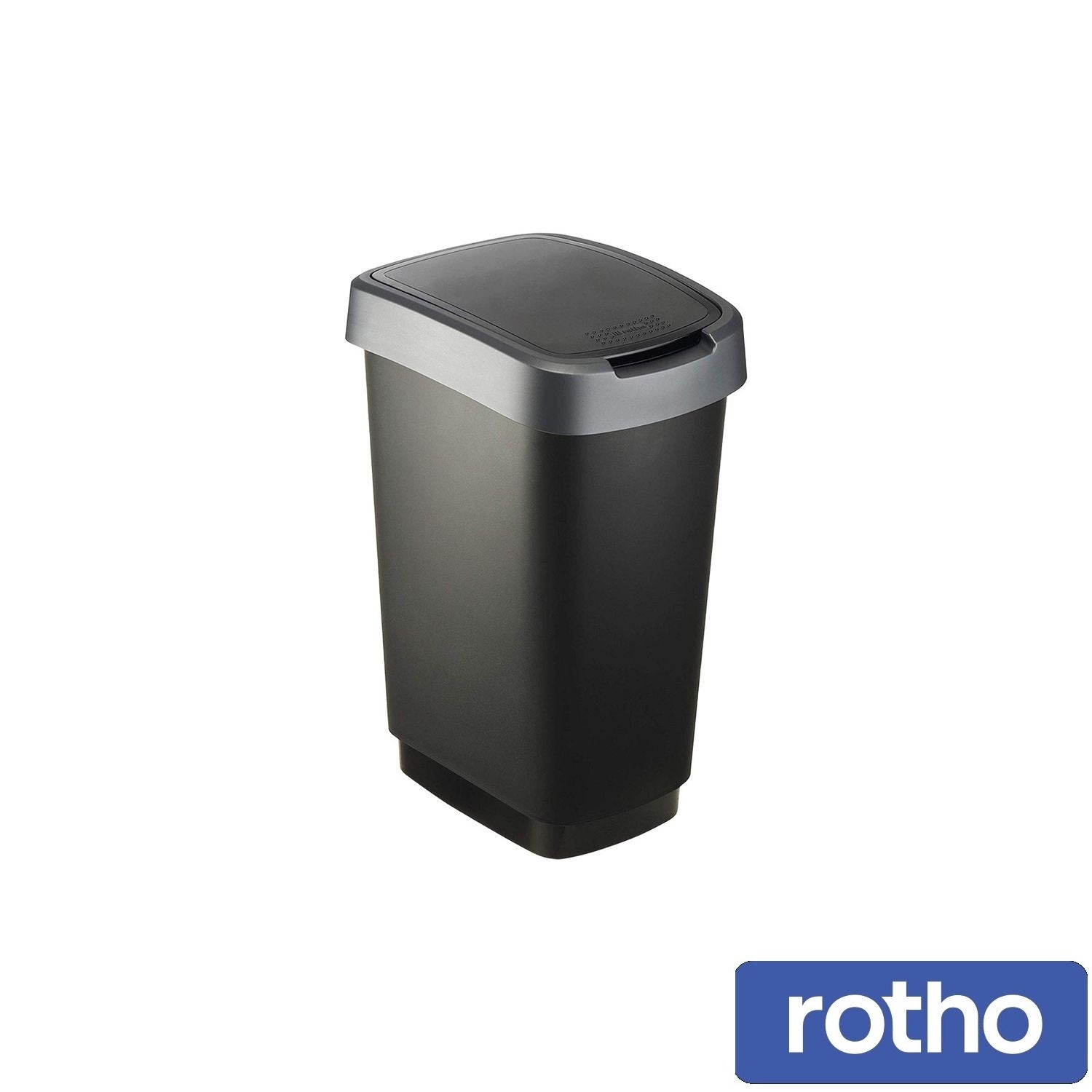 Rotho Twist Bin Black 25 L