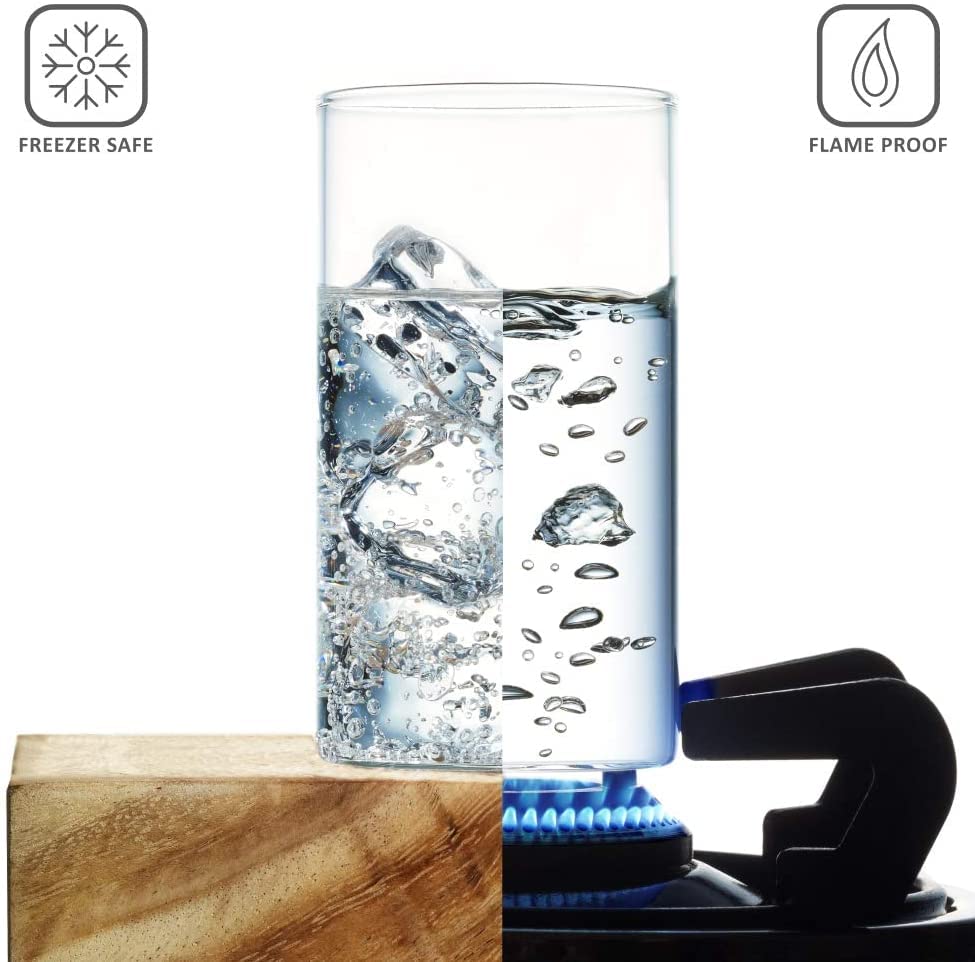 Borosil Vision Medium Glass 295 ml – Set of 6
